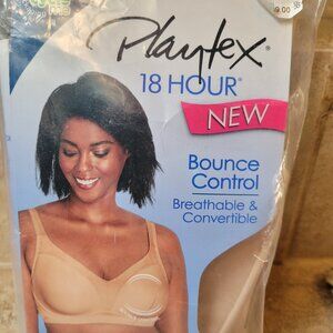 Playtex 18 hour Bounce Control Bra Size 36C Taupe